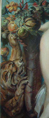 fragment of a copy of the Rubens's painting  The Union of Earth and Water 2010