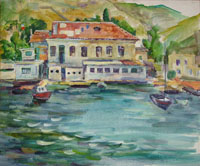 Balaklava 50x60 sm, oil on canvas, 2009