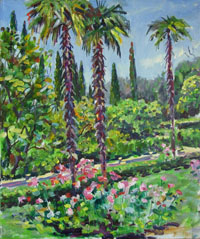 The Palms 50x60 sm, oil on canvas, 2009