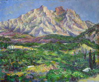 The Mountain Aypetri 70x80 sm,oil on canvas, 2009