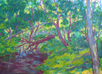 Forest 70x54 cm, oil on canvas, 2013