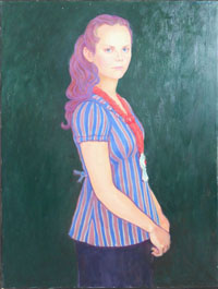 Female Portrait 100x80 sm, oil on canvas 2012