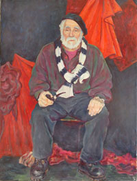 Male Portrait  120x90 sm, oil on canvas, 2012