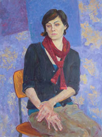 Female Portrait, 70x95 sm, oil on canvas, 2012