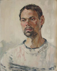 мужской портрет, 40х50см, холст, масло, 2007г.