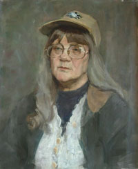 Female Portrait, 40x50 sm, oil on canvas, 2007