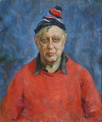 Male Portrait, 60x50 sm, oil on canvas, 2007