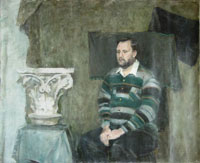 Male Portrait, 60x80 sm, oil on canvas, 2008