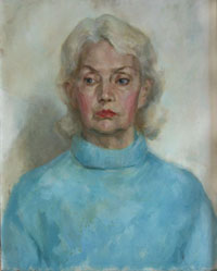 женский портрет, 40х50 см, холст, масло, 2006 г.