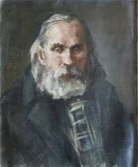 Male Portrait, 40x50 sm, oil on canvas, 2006