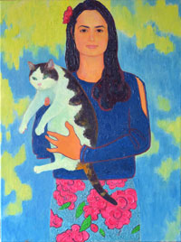 Rusanna and Lisa, 80x60 cm, oil on canvas,  2014