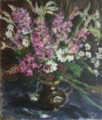 Willow-herb 50x60 sm, oil on canvas, 2004