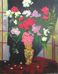 Flowers 70x90 cm, oil on canvas, 2013